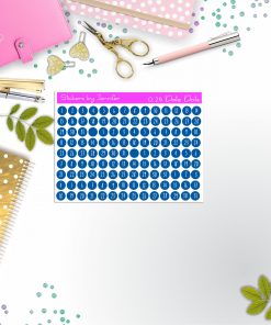 Mini Date Covers, Date Dots, Number Stickers M-37, Planner Stickers, Journal Stickers, Functional Planner Stickers, Stationary Stickers