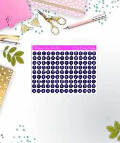 Mini Date Covers, Date Dots, Number Stickers M-40, Planner Stickers, Journal Stickers, Functional Planner Stickers, Stationary Stickers