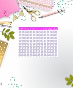 Mini Date Covers, Date Dots, Number Stickers M-45, Planner Stickers, Journal Stickers, Functional Planner Stickers, Stationary Stickers