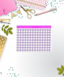 Mini Date Covers, Date Dots, Number Stickers M-46, Planner Stickers, Journal Stickers, Functional Planner Stickers, Stationary Stickers