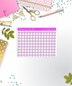 Mini Date Covers, Date Dots, Number Stickers M-54, Planner Stickers, Journal Stickers, Functional Planner Stickers, Stationary Stickers