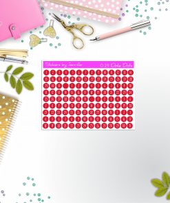 Mini Date Covers, Date Dots, Number Stickers M-73, Planner Stickers, Journal Stickers, Functional Planner Stickers, Stationary Stickers