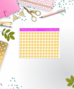 Mini Date Covers, Date Dots, Number Stickers M-79, Planner Stickers, Journal Stickers, Functional Planner Stickers, Stationary Stickers