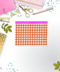 Mini Date Covers, Date Dots, Number Stickers M-82, Planner Stickers, Journal Stickers, Functional Planner Stickers, Stationary Stickers