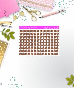 Mini Date Covers, Date Dots, Number Stickers M-93, Planner Stickers, Journal Stickers, Functional Planner Stickers, Stationary Stickers
