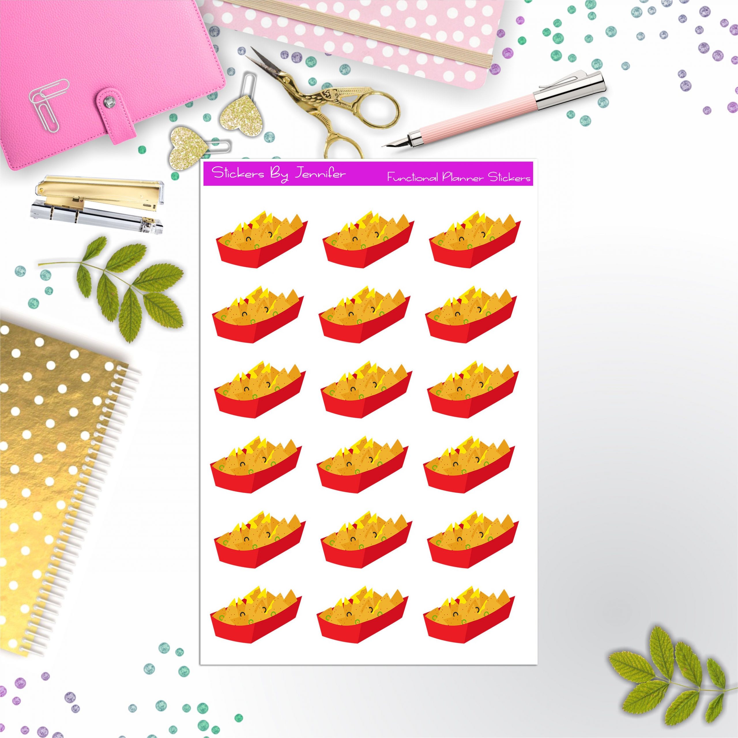 Nachos Planner Stickers