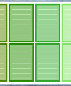 Outlined Full Box Planner Stickers, Full Box Planner Stickers, Functional Planner Stickers, Journal Stickers, Stationary Stickers