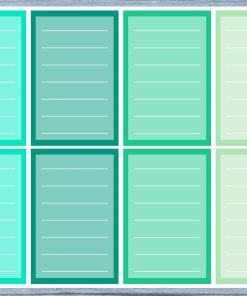 Outlined Full Box Planner Stickers, Full Box Planner Stickers, Functional Planner Stickers, Journal Stickers, Stationary Stickers