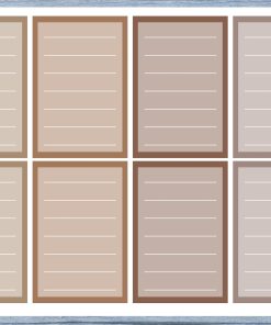 Outlined Full Box Planner Stickers, Full Box Planner Stickers, Functional Planner Stickers, Journal Stickers, Stationary Stickers