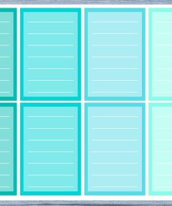 Outlined Full Box Planner Stickers, Full Box Planner Stickers, Functional Planner Stickers, Journal Stickers, Stationary Stickers