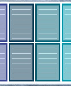 Outlined Full Box Planner Stickers, Full Box Planner Stickers, Functional Planner Stickers, Journal Stickers, Stationary Stickers