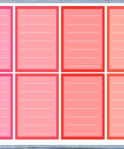 Outlined Full Box Planner Stickers, Full Box Planner Stickers, Functional Planner Stickers, Journal Stickers, Stationary Stickers