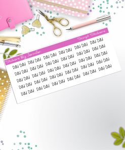 Pay Day Script Stickers, Typography Stickers, Planner Stickers