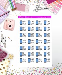 Phone Bill Due  Planner Stickers
