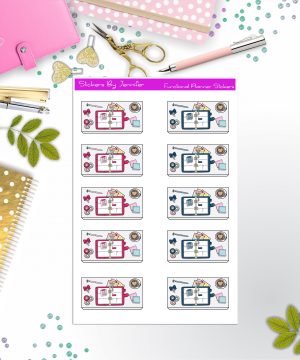 Planner Flat lay Planner Stickers