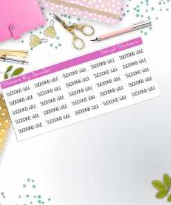 Shopping Haul Script Stickers, Typography Stickers, Planner Stickers