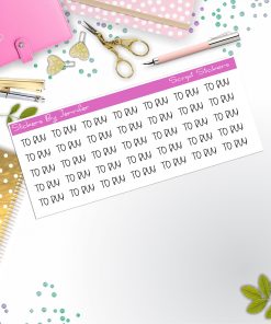 To Buy Script Stickers, Typography Stickers, Planner Stickers