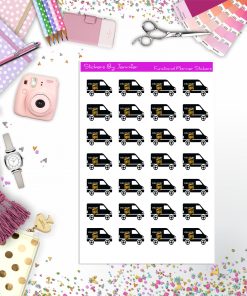 UPS Delivery  Planner Stickers
