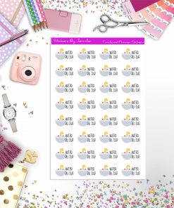 Water Bill Due  Planner Stickers