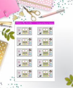 Work Desk Flat lay Planner Stickers