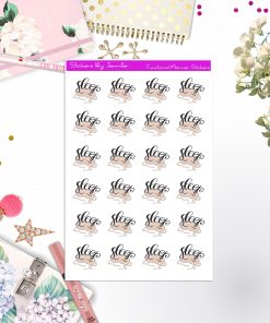 Sleep Icon Stickers, Bullet Journal Stickers, Functional Planner Stickers, Stationary Stickers