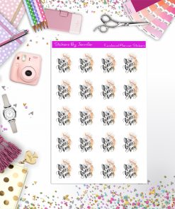 New Year's Day Icon Planner Stickers, Bullet Journal Stickers, Functional Planner Stickers, Stationary Stickers