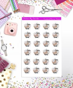 Happy Mail Icon Planner Stickers, Bullet Journal Stickers, Functional Planner Stickers, Stationary Stickers