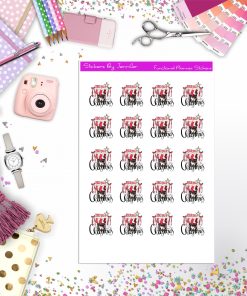 Christmas Icon Planner Stickers, Bullet Journal Stickers, Functional Planner Stickers, Stationary Stickers