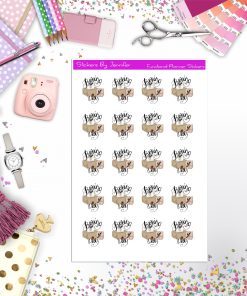 Boxing Day Planner Stickers, Bullet Journal Stickers, Functional Planner Stickers, Stationary Stickers