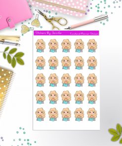 Cleaning Girl Planner Stickers, Bullet Journal Stickers, Functional Planner Stickers, Stationary Stickers