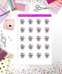 4th of July Stickers, Bullet Journal Stickers, Functional Planner Stickers, Stationary Stickers