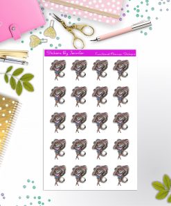 Face Mask Girl Planner Stickers, Bullet Journal Stickers, Functional Planner Stickers, Stationary Stickers