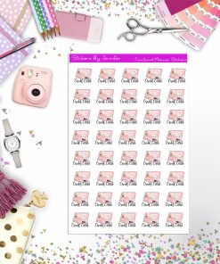 Credit Card Icon Planner Stickers, Bullet Journal Stickers, Functional Planner Stickers, Stationary Stickers