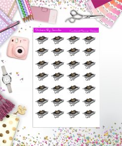 Gas Icon Planner Stickers, Bullet Journal Stickers, Functional Planner Stickers, Stationary Stickers