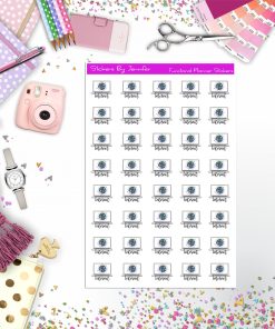 Internet Icon Planner Stickers, Bullet Journal Stickers, Functional Planner Stickers, Stationary Stickers
