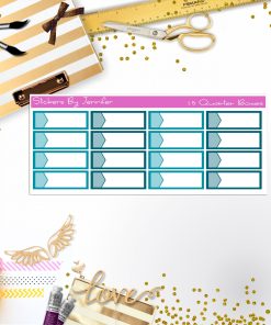 Quarter Boxes 010 Planner Stickers, Journal Stickers, Functional Planner Stickers, Stationary Stickers