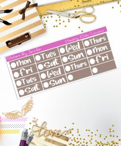 Weekly Date Covers R100 Planner Stickers, Journal Stickers, Functional Planner Stickers, Stationary Stickers