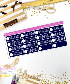 Weekly Date Covers P012 Planner Stickers, Journal Stickers, Functional Planner Stickers, Stationary Stickers