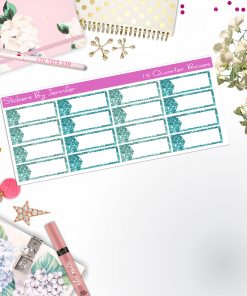 Quarter Boxes 012 Planner Stickers, Journal Stickers, Functional Planner Stickers, Stationary Stickers
