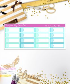 Quarter Boxes 012 Planner Stickers, Journal Stickers, Functional Planner Stickers, Stationary Stickers