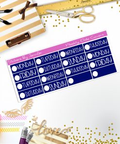 Weekly Date Covers P013 Planner Stickers, Journal Stickers, Functional Planner Stickers, Stationary Stickers