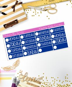 Weekly Date Covers P014 Planner Stickers, Journal Stickers, Functional Planner Stickers, Stationary Stickers