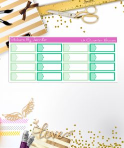 Quarter Boxes 014 Planner Stickers, Journal Stickers, Functional Planner Stickers, Stationary Stickers