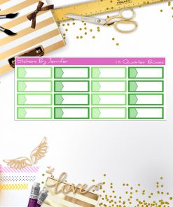Quarter Boxes 018 Planner Stickers, Journal Stickers, Functional Planner Stickers, Stationary Stickers