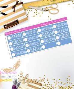 Weekly Date Covers P019 Planner Stickers, Journal Stickers, Functional Planner Stickers, Stationary Stickers
