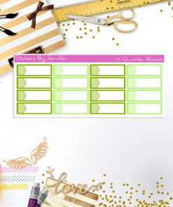 Quarter Boxes 019 Planner Stickers, Journal Stickers, Functional Planner Stickers, Stationary Stickers
