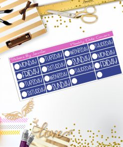Weekly Date Covers P021 Planner Stickers, Journal Stickers, Functional Planner Stickers, Stationary Stickers