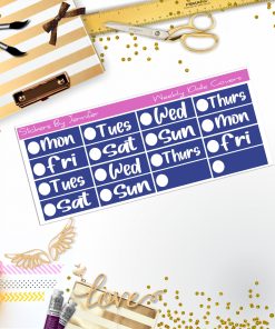 Weekly Date Covers R021 Planner Stickers, Journal Stickers, Functional Planner Stickers, Stationary Stickers