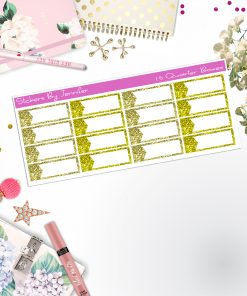 Quarter Boxes 022 Planner Stickers, Journal Stickers, Functional Planner Stickers, Stationary Stickers
