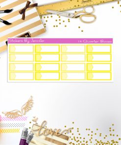 Quarter Boxes 022 Planner Stickers, Journal Stickers, Functional Planner Stickers, Stationary Stickers